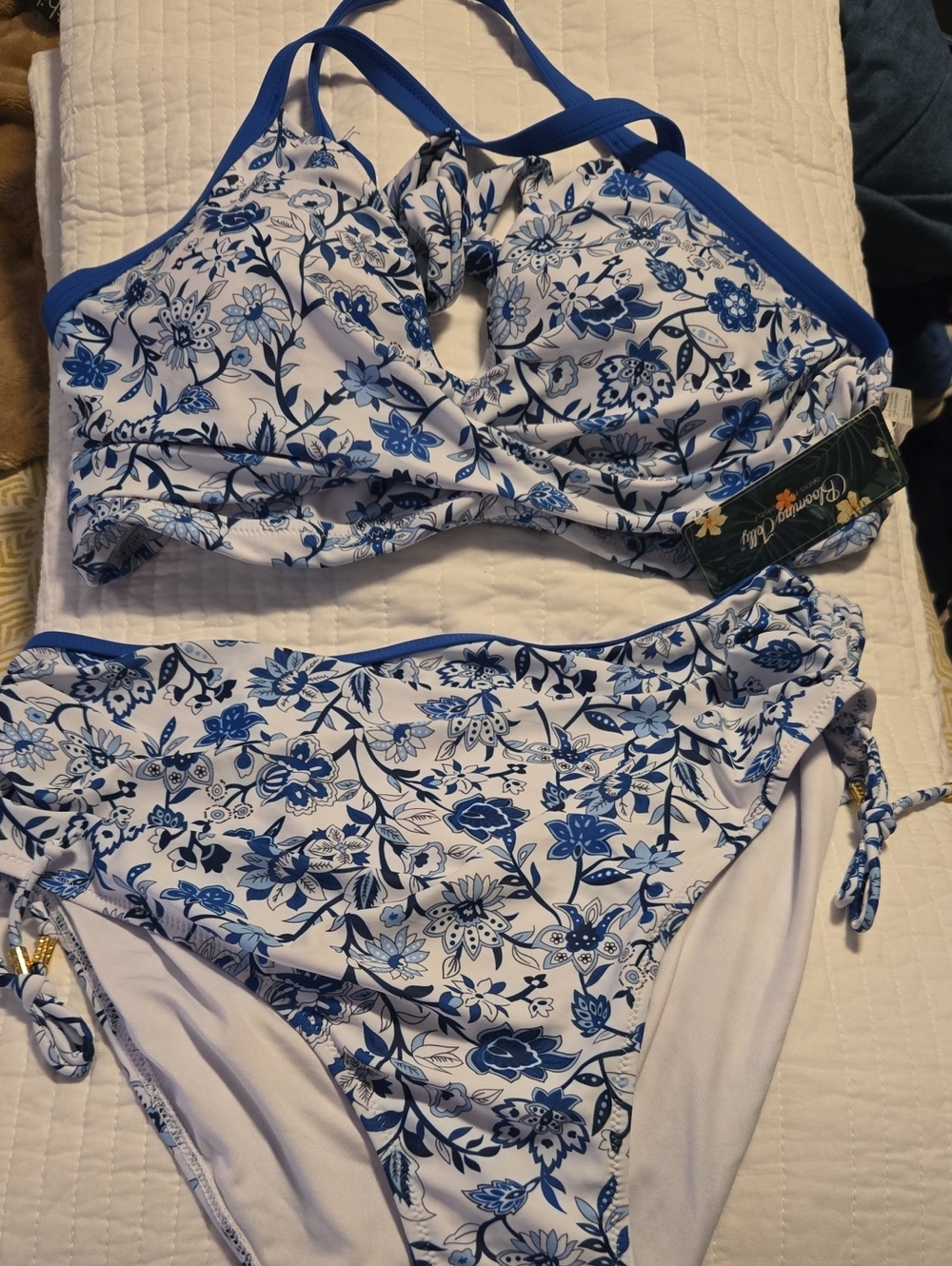 Blooming Jelly High Waisted Swimsuit